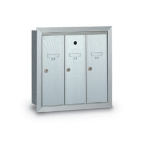 CAD Drawings American Postal Manufacturing Co. 3-Door Surface Mount Vertical Mailbox